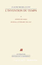 Années de sable : journal littéraire, 1963-1967