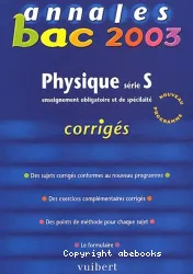 Physique, série S : bac 2003