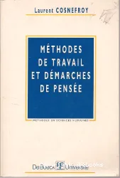 Méthodes de travail et démarches de pensée