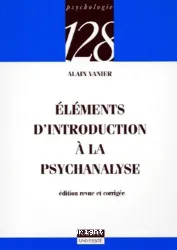 Eléments d'introduction à la psychanalyse