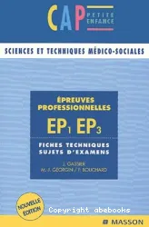 Epreuves professionnelles EP1, EP3 : CAP petite enfance