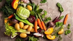 Au marché des légumes