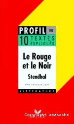 Le rouge et le noir, Stendhal