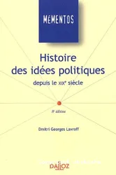 Histoire des idées politiques depuis le XIXe siècle