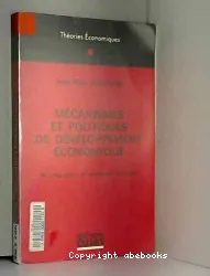 Mécanismes et politiques de développement économiques