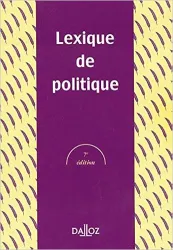 Lexique de politique