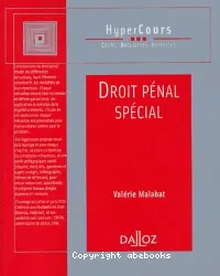 Droit pénal spécial