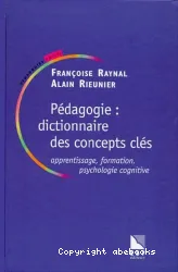 Pédagogie : dictionnaire des concepts clés