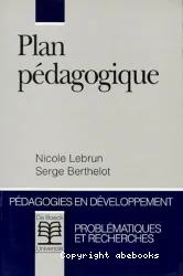 Plan pédagogique : une démarche systématique de planification de l'enseignement