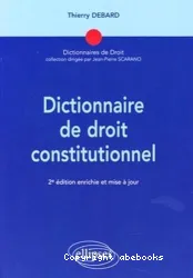 Dictionnaire de droit constitutionnel