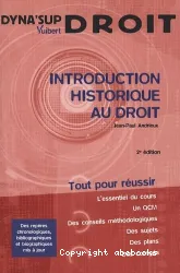 Introduction historique au droit