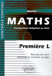 Maths : première L, enseignement obligatoire au choix