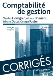 Comptabilité de gestion : corrigés des exercices