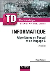 Informatique : algorithmes en Pascal et langage C